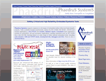 Tablet Screenshot of phaedsys.com